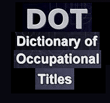 Buy the DOT - Dictionary of Occupational Titles