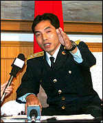 Chinese fighter pilot Zhao Yu